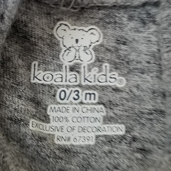 Koala Kids Lil Bro Little Brother Onesie Bodysuit 0-3m - Picture 4 of 4